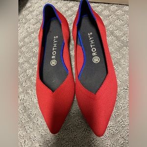 Rothys Chilli red points size 10